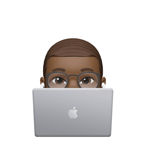 Person working on a laptop